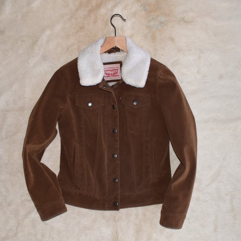 Levi's Faux Suede Trucker Jacket